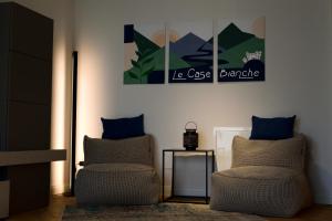 Area soggiorno di B&B Case Bianche
