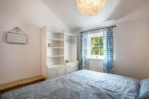 Postel nebo postele na pokoji v ubytování Haus Wiesenruhe