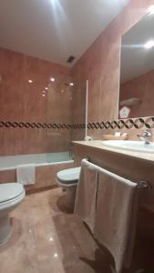 Koupelna v ubytování Hotel Las Moreras