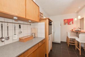 Kuchyň nebo kuchyňský kout v ubytování Blue House B&B