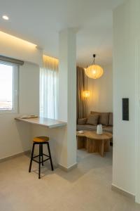 Postel nebo postele na pokoji v ubytování Deos- Luxury Apartment in Agrinio