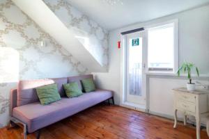 Posezení v ubytování Blue House B&B
