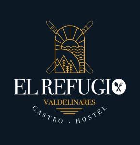 een logo voor een el reichenos valdehines casico-hutten bij El Refugio Valdelinares Gastro Hostal in Valdelinares