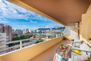 Balkón alebo terasa v ubytovaní Apartment Turmalina Front - Plusholidays