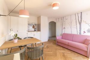 Istumisnurk majutusasutuses Familienhotel Felsenhof