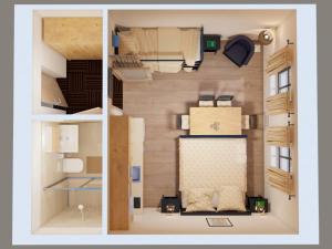 2 vistas a un pequeño apartamento de 1 dormitorio en Apartment Arnoltice 1 by Interhome, en Arnoltice u Decina