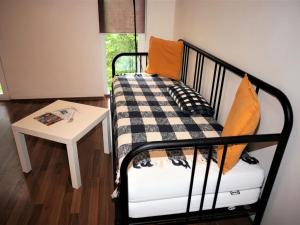 Ένα ή περισσότερα κρεβάτια σε δωμάτιο στο Holiday Home Pod Liščím Kopcem 2-2 hot tube by Interhome
