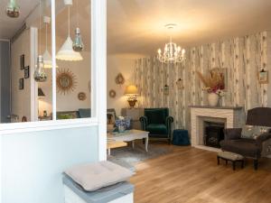 Χώρος καθιστικού στο Holiday Home Océane by Interhome