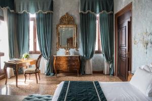 Voodi või voodid majutusasutuse Hotel Nani Mocenigo Palace toas