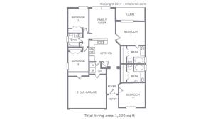 a floor plan of the acadiana at Disney Backstage Villa - Very close to Disney in Orlando