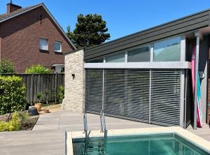 Πισίνα στο ή κοντά στο Ferienwohnung Loft Münster