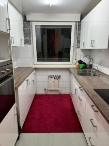 Kuchyň nebo kuchyňský kout v ubytování Ismail Wohnung 2 Zi. Kranichstein