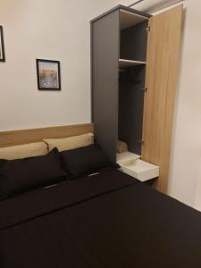 Una cama o camas en una habitación de Flat / Studio Allianz Parque