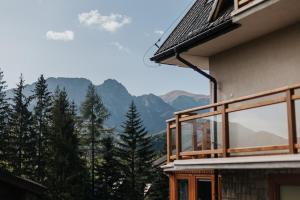 Výhľad na hory alebo výhľad na hory priamo z apartmánového hotela