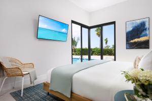 Μια τηλεόραση ή/και κέντρο ψυχαγωγίας στο Villa Serenity