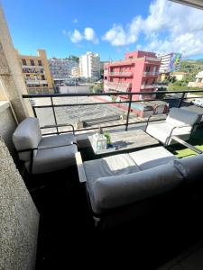 Balkón alebo terasa v ubytovaní Apartemento piscina centro calella 3 min playa