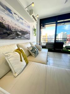 Posedenie v ubytovaní Apartemento piscina centro calella 3 min playa