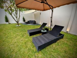 Zahrada ubytování Horizon Vista Pool Villa Family Retreat Bangtao