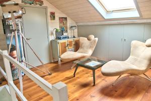 Χώρος καθιστικού στο Le Dépôt