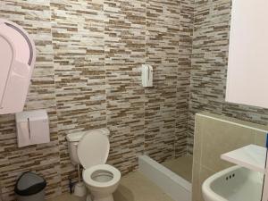 Koupelna v ubytování Península Hostel