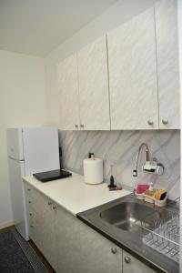 Kuhinja oz. manjša kuhinja v nastanitvi ENA apartman