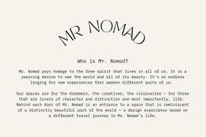 a page of a letter with the text me noana at Mr. Nomad: Artistic Abode in Uptown in Dallas