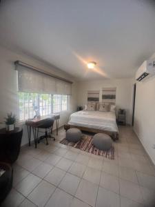 Krevet ili kreveti u jedinici u okviru objekta Aquamar Oceanfront Suite