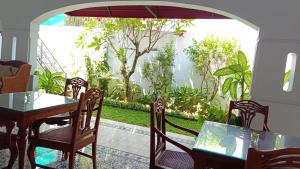 A garden outside Griya Asih