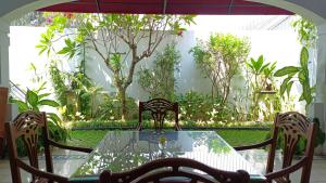 A garden outside Griya Asih