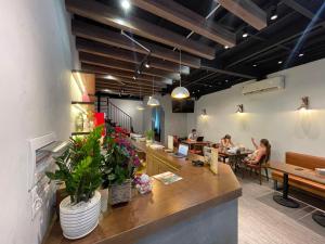 Posezení v ubytování Bông Hà Nội hostel