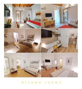 Posteľ alebo postele v izbe v ubytovaní Alcamo Rooms con garage privato