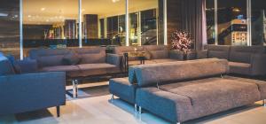 Posezení v ubytování CK Resort Pattaya