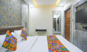 FabHotel The Treenity House客房内的一张或多张床位