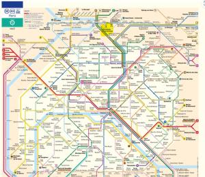 a map of the londonondon tube map at Studio entier - Stade de France Paris in Saint-Denis