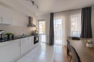 Kuchyň nebo kuchyňský kout v ubytování Prince Apartments