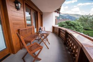 Widok na góry z tego apartamentu