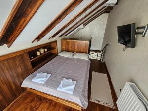 Postel nebo postele na pokoji v ubytování Intimo Spa Grza