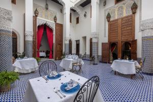 Restaurace v ubytování Palais Nazha Fes - Luxury Lodging