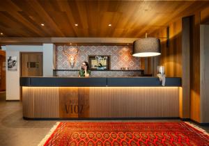 Lounge nebo bar v ubytování Hotel Vioz