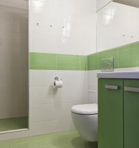 Koupelna v ubytování Aparthotel Mádr