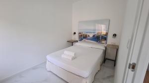 Postel nebo postele na pokoji v ubytování Apartamento Centro Benidorm
