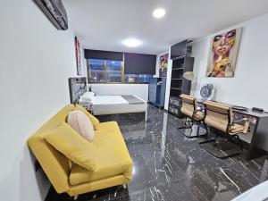 Część wypoczynkowa w obiekcie Apartamentos Benidorm Black