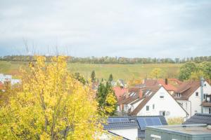 a town with houses and trees with yellow leaves at Das CRAZY MONKEY LOFT mit 70qm in Heilbronn-City in Heilbronn