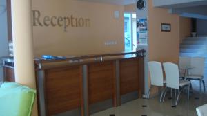 The lobby or reception area at Sandor Hotel
