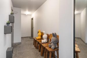 Televisyen dan/atau pusat hiburan di J and R flanders fields holiday homes