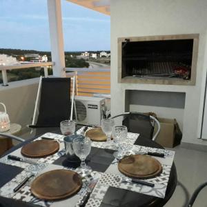 Μπαλκόνι ή βεράντα στο Costa Esmeralda, Algolf19, 2 amb, 56 m2 terraza y parrilla