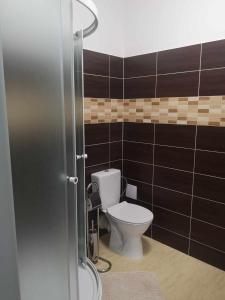 Koupelna v ubytování Apartmán U vody
