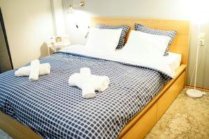 Voodi või voodid majutusasutuse Your Comfy Place in Volos toas