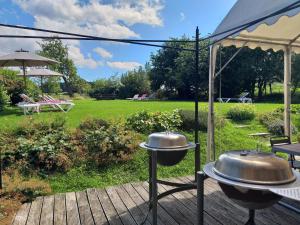 Zahrada ubytování Maison Berton