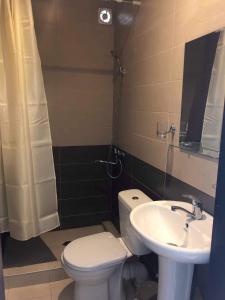 Koupelna v ubytování Bakuriani Rooms